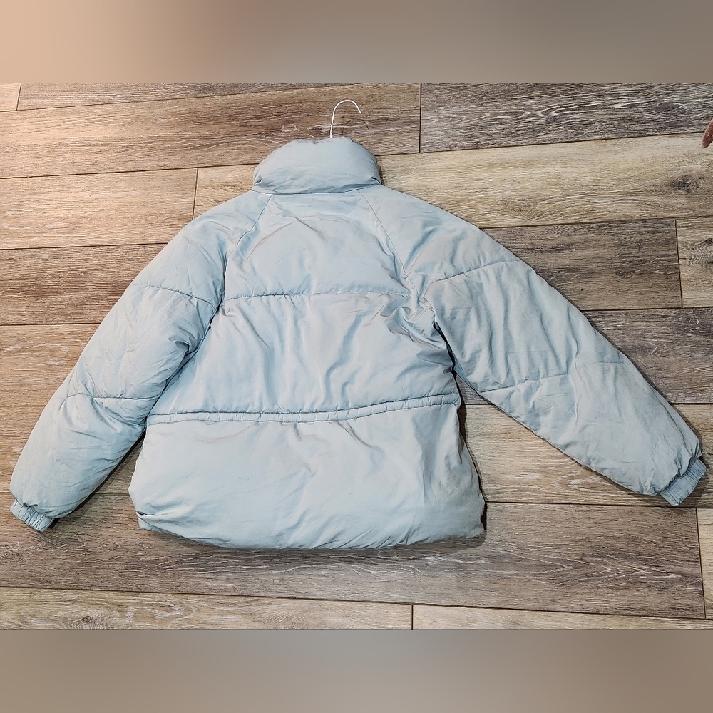 Urban Outfitters Light Blue Puffer Jacket Size Xsmall - Picture 2 of 10